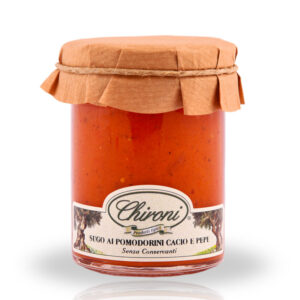 Sugo pomodorini ciliegino cacio pepe 180 g chironi prodotti tipici salento acquistare on line prezzo